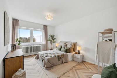 *SOFORT EINZIEHEN* - Stilvoll modernisierte 3-Zimmer-Wohnung mit Balkon am Heidbergsee
