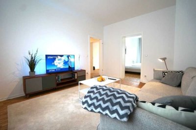 Sehr schöne 3 Zimmer Whg  komplett möbliert ! Fußläufig zum HBf !