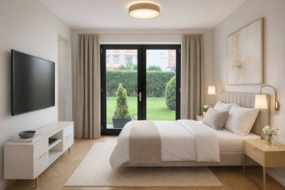 Moderne Barrierefreie- Gartenwohnung mit Terrasse und großzügigem Gemeinschaftsgarten in Villach Völkendorf