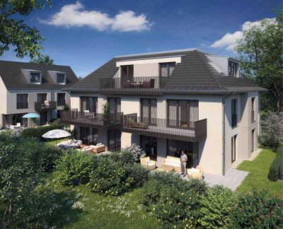 Moderne trifft Eleganz in Lochhausen***Schicke, hochwertige 3,5-Zimmer-Neubau-Gartenwohnung