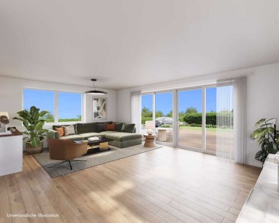 Spacious detached new-build detached house – lots of green space, peace and quiet, 5 bathing lakes