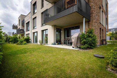 Exklusive, helle und ruhige 3-Zimmer-EG-Wohnung mit EBK, Garten, Terrasse + TG in Wennigsen