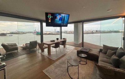 Penthouse Am Strandkai mit Wasserblick und  Concierge-Service