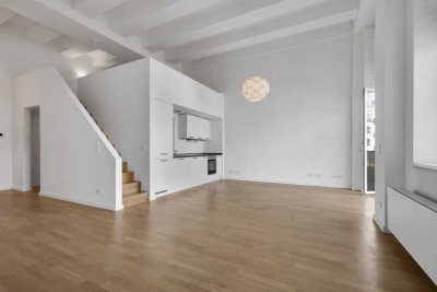 1-Zimmer LOFT mit Balkon & Garten I bezugsfrei I ca. 4,50m Raumhöhe