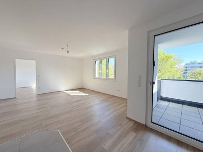 Moderne 2-Zimmer-Wohnung mit großem Balkon und Kühlung!
