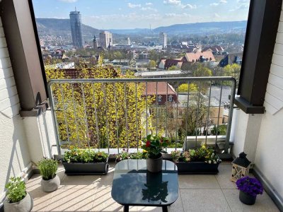 Grenzenloser Wohngenuss: 3-Zimmer-Wohnung im Landgrafenviertel mit unverbaubarem Blick über Jena