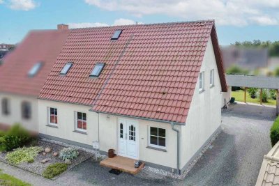 Ihr neues Zuhause: Charmante Doppelhaushälfte mit Garten, 4 Stellplätzen- einziehen und wohlfühlen