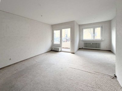 Helle 3-Zimmer-Wohnung mit Südbalkon & zusätzlichem Küchenbalkon