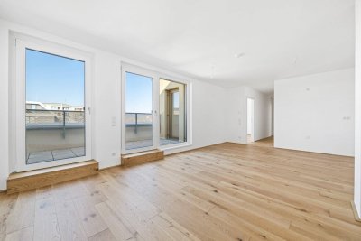 PROVISIONSFREI! Letzte noch verfügbare Dachgeschoß-Wohnung | 3 Zimmer zentral begehbar | Terrasse mit Fernblick