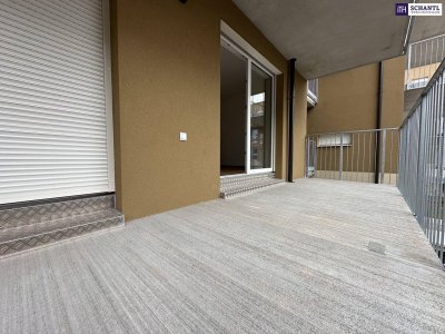 WUNDERBAR! Erleben Sie Wohnkomfort pur! Lichtdurchflutete 2-Zimmer-Neubauwohnung mit Südwestausrichtung, riesiger Balkon, exklusiver Tischlerküche und Tiefgaragenplatz!