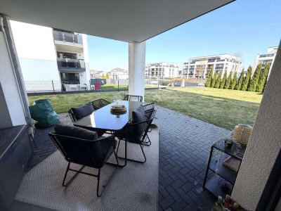 Exclusive Erdgeschosswohnung mit Garten und 2 PKW-Stellplätze
