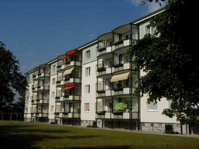 3-Raum-Wohnung teilmöbliert, einfacher Standard
