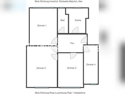 Tauschwohnung: 4 Zi Whg in Mitte gegen 5-6 Zi Whg