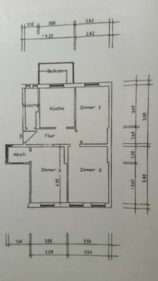 3-Zimmer Wohnung mit Balkon im 3. OG in Hamburg-Ottensen