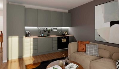 Wohnung mit Balkon und Keller