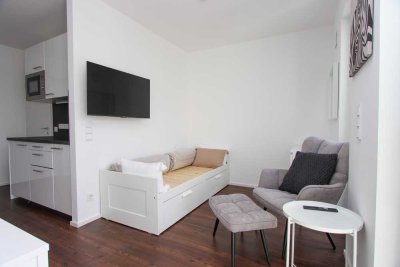 Neu möbliertes 1-Zimmer-Apartment mit Balkon