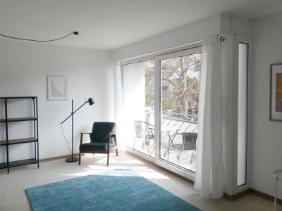1-Zimmer-Wohnung mit Balkon in Tübingen, Möbliert