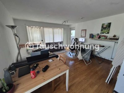 Tauschwohnung: Einzimmerwhg. Augsb. Innenstadt/Lechviertel mit Mini-Garten