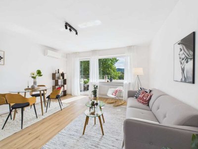 Wohnen mit Wohlfühlgarantie - Renovierte 2-Zimmer-Wohnung in geschätzter Lage Bad Nauheims