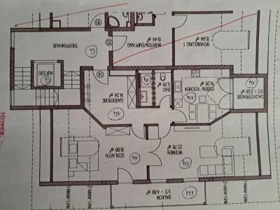 Zentrale Dachgeschosswohnung mit Balkon in Miesbach