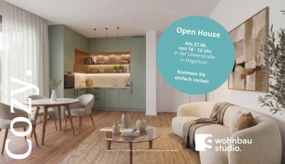 Open House am 27.6. I Beste Lage in S-Degerloch I ruhig und sonnig I pfiffige 2,5-Zi.-Neubau-Wohnung