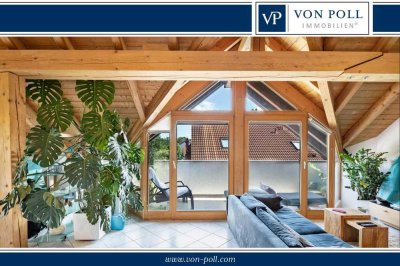 Exklusive Atelierwohnung mit Gartenidylle – Wohnen über den Dächern von Allach/Untermenzing