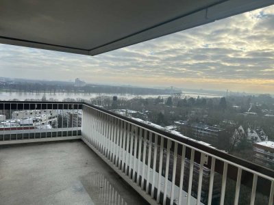 Schöne 3-Zimmer Wohnung mit Rhein-Ausblick