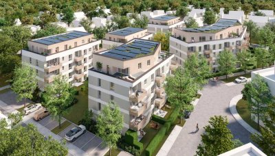 Neubaugebiet Bannholzgraben II: Geräumige 2 Zi. ETW mit Terrasse und eigenem Gartenanteil