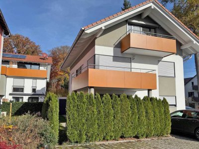 Moderne Erdgeschosswohnung mit Terrasse und kleinem Garten fußläufig zum Ortszentrum