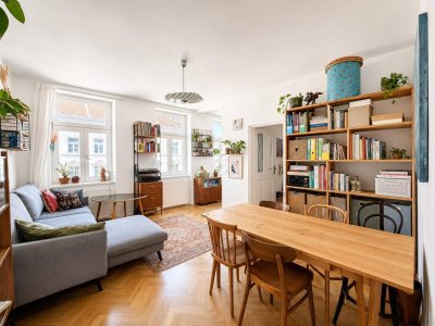 MODERNE ALTBAUPERLE - ca. 50 m² WFL - 3. Liftstock - 2 Zimmer - großzügiger Vorraum - TOLLE öffentliche Anbindung