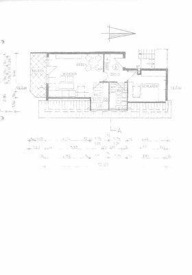 Einsteiger Objekt 2-Zimmer Dachgeschosswohnung mit Balkon in Welzheim