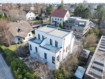 Erstbezugs Doppelhaushälfte | 5-Zimmer &amp; vollunterkellert | schlüsselfertige Option | Luftwärmepumpe