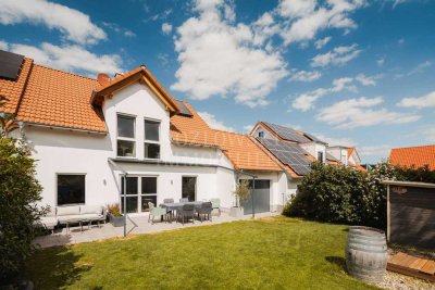 Idyllisch wohnen in Leistadt - Attraktive Niedrigenergie-DHH mit sonnigem Südgarten!