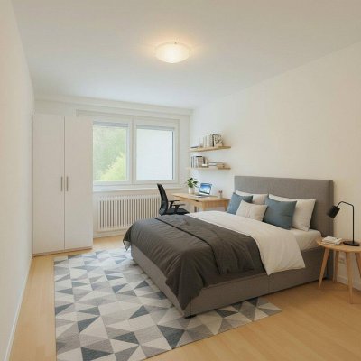 GRÜNRUHELAGE - Neubau - BJ 1970 - ca. 92m² WNFL - 3 Zimmer - Loggia - Einbauküche