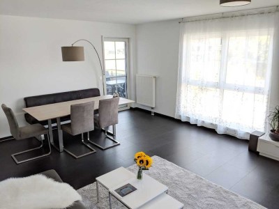 Moderne 3,5-Zimmer-Wohnung mit Garten & Balkon in sehr ruhiger Lage