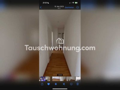 Tauschwohnung: Helle 2-Zimmer-Wohnung nahe Frankfurt gegen größere Wohnung