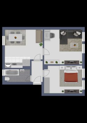 Frisch sanierte Wohnung in Homberg..