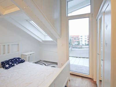 Helle 2-Zimmer-Wohnung mit Doppelbalkon