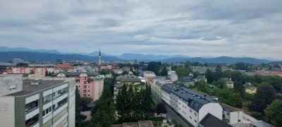 Aussichtswohnung mit Südbalkon über der Innenstadt Klagenfurt