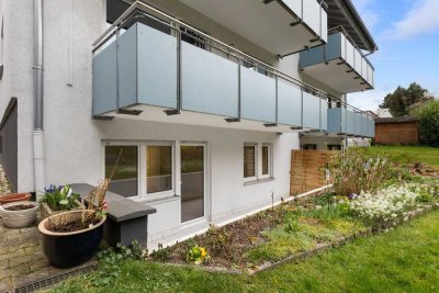 Bezugsfreie 1-Zimmer-Wohnung mit Terrasse, Einbauküche und Gartenmitnutzung