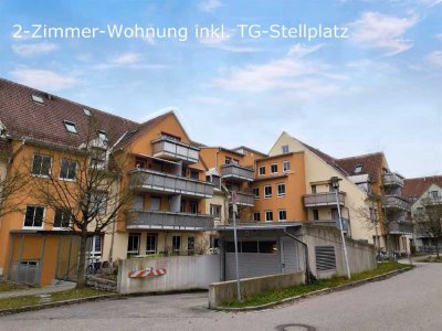 Leerstehende 2-Zimmer-Terrassen-Wohnung in seniorengerechtem Wohnhaus in Karlsfeld!