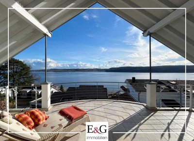 Exklusive Dachgeschoss-Wohnung mit grandioser See- und Bergsicht in Überlingen