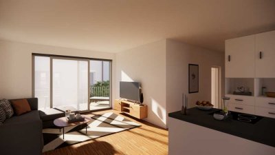 NEUBAU - helle + offene 3-Zi-Wohnung! - Erstbezug