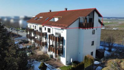 Großzügige 2 1/2 Zimmer Wohnung mit sichtgeschützter Dachloggia in Biberach, Wohngebiet Krummer Weg