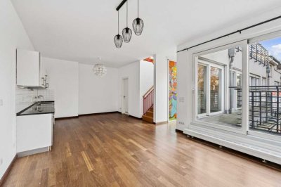 Maisonette-3-Zimmer Penthousewohnung mit  Parkplatz &Terrasse