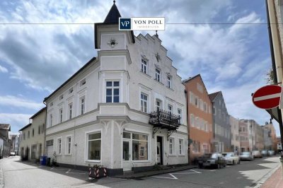 Wo Geschichte auf Lebensqualität trifft - Baudenkmal Neorenaissance-Eckhaus in ruhiger Altstadtlage