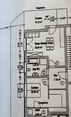 Neuwertige 3-Raum-Terrassenwohnung mit Balkon und Einbauküche in Passau