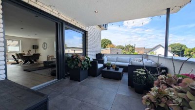 Stilvolle, neuwertige 3,5-Raum-Wohnung mit geh. Innenausstattung, großem Balkon und EBK in Rheinberg