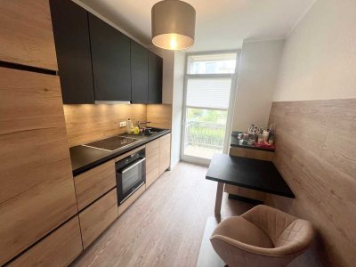 Möbliertes 1-Raum-Apartment in der KTV mit Einbauküche, Duschbad und Balkon...!!!
