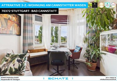 Attraktive 3-Zimmer-Wohnung in Bestlage am Cannstatter Wasen